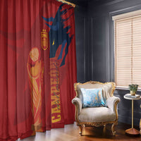 La Furia Roja Espana Window Curtain Campeones del Mundo 2026
