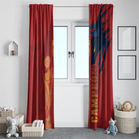La Furia Roja Espana Window Curtain Campeones del Mundo 2026