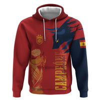La Furia Roja Espana Custom Zip Hoodie Campeones del Mundo 2026