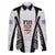 Personalised Fiji Rugby Family Matching Puletasi Dress and Hawaiian Shirt 2023 World Cup History Makers - White Ver - Wonder Print Shop