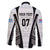Personalised Fiji Rugby Family Matching Puletasi Dress and Hawaiian Shirt 2023 World Cup History Makers - White Ver - Wonder Print Shop