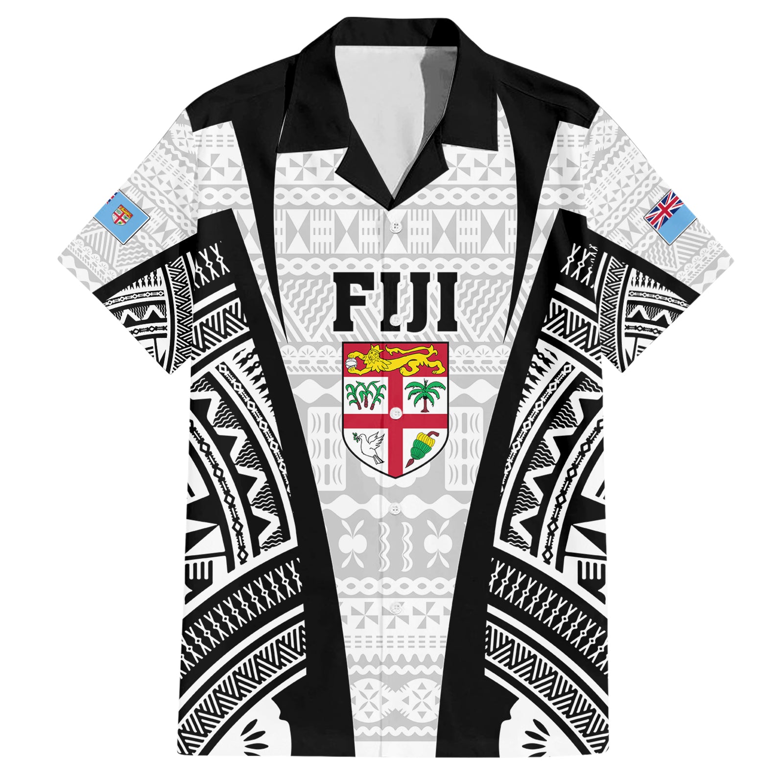 personalised-fiji-rugby-hawaiian-shirt-2023-world-cup-history-makers-white-ver