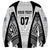 Personalised Fiji Rugby Sweatshirt 2023 World Cup History Makers - White Ver - Wonder Print Shop