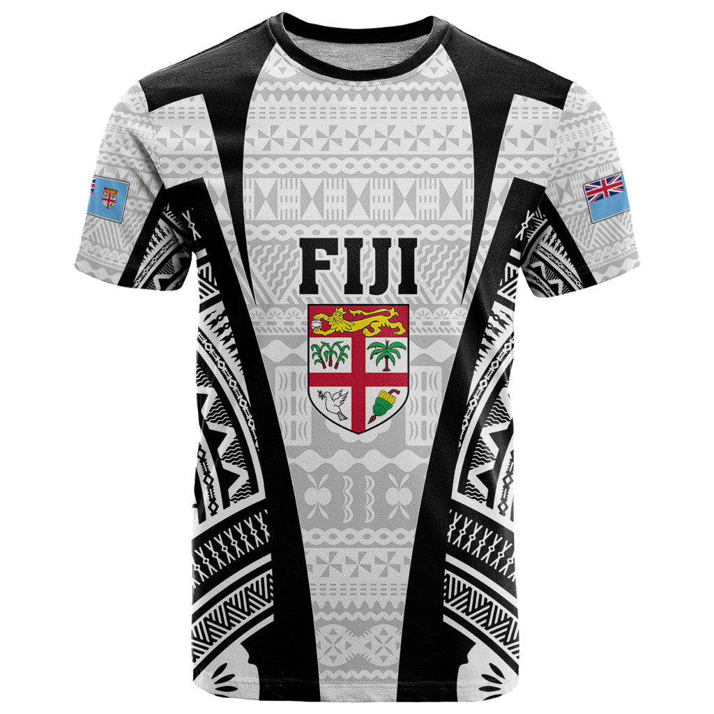 Personalised Fiji Rugby T Shirt 2023 World Cup History Makers - White Ver - Wonder Print Shop