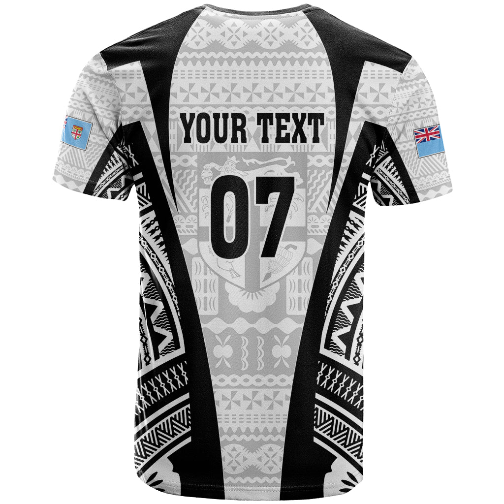 Personalised Fiji Rugby T Shirt 2023 World Cup History Makers - White Ver - Wonder Print Shop