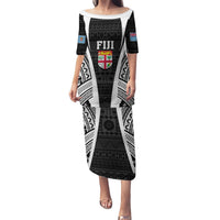 Personalised Fiji Rugby Puletasi 2023 World Cup History Makers - Black Ver - Wonder Print Shop
