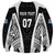 Personalised Fiji Rugby Sweatshirt 2023 World Cup History Makers - Black Ver - Wonder Print Shop