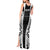 Personalised Fiji Rugby Tank Maxi Dress 2023 World Cup History Makers - Black Ver - Wonder Print Shop