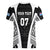 Personalised Fiji Rugby Women V Neck T Shirt 2023 World Cup History Makers - Black Ver - Wonder Print Shop