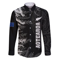 Personalised New Zealand Rugby Family Matching Puletasi Dress and Hawaiian Shirt Silver Fern Basic 2023 World Cup - Wonder Print Shop