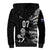 Personalised New Zealand Rugby Sherpa Hoodie Silver Fern Basic 2023 World Cup - Wonder Print Shop