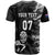 Personalised New Zealand Rugby T Shirt Silver Fern Basic 2023 World Cup - Wonder Print Shop