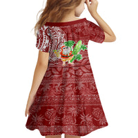 Hawaii Christmas Mele Kalikimaka Family Matching Summer Maxi Dress and Hawaiian Shirt Santa Claus - Wonder Print Shop