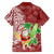 Hawaii Christmas Mele Kalikimaka Family Matching Summer Maxi Dress and Hawaiian Shirt Santa Claus - Wonder Print Shop