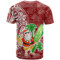 Hawaii Christmas Mele Kalikimaka T Shirt Santa Claus - Wonder Print Shop