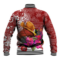 Papua New Guinea Christmas Baseball Jacket Bird-of-Paradise Special LT7 - Wonder Print Shop
