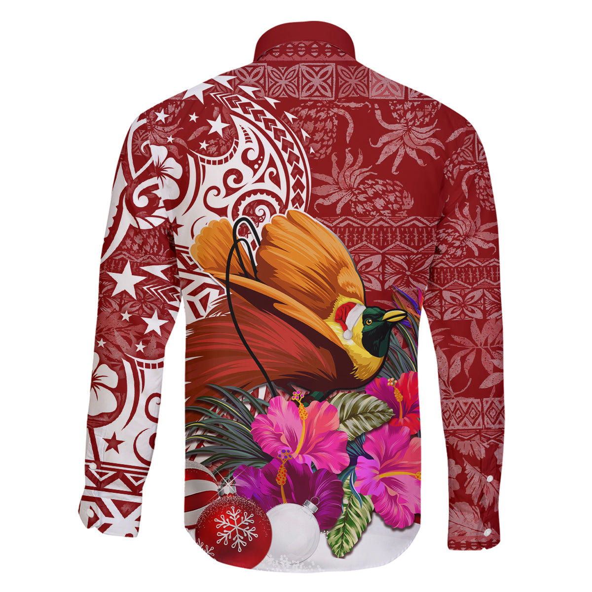 Papua New Guinea Christmas Family Matching Off Shoulder Short Dress and Hawaiian Shirt Bird-of-Paradise Special LT7 - Wonder Print Shop