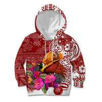 Papua New Guinea Christmas Kid Hoodie Bird-of-Paradise Special - Wonder Print Shop