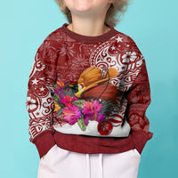 Papua New Guinea Christmas Kid Ugly Christmas Sweater Bird-of-Paradise Special - Wonder Print Shop
