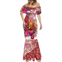 Papua New Guinea Christmas Mermaid Dress Bird-of-Paradise Special - Wonder Print Shop