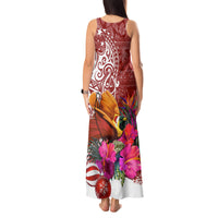 Papua New Guinea Christmas Tank Maxi Dress Bird-of-Paradise Special - Wonder Print Shop