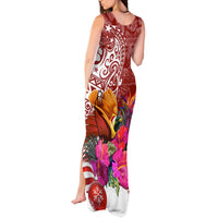 Papua New Guinea Christmas Tank Maxi Dress Bird-of-Paradise Special - Wonder Print Shop