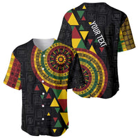 Personalized Adinkra Akan Culture Baseball Jersey Afrikan Colors