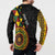 Personalized Adinkra Akan Culture Button Sweatshirt Afrikan Colors
