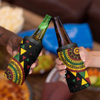 Personalized Adinkra Akan Culture 4 in 1 Can Cooler Tumbler Afrikan Colors
