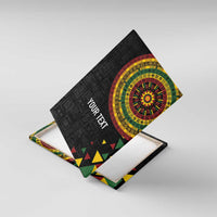 Personalized Adinkra Akan Culture Canvas Wall Art Afrikan Colors