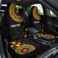 Personalized Adinkra Akan Culture Car Seat Cover Afrikan Colors
