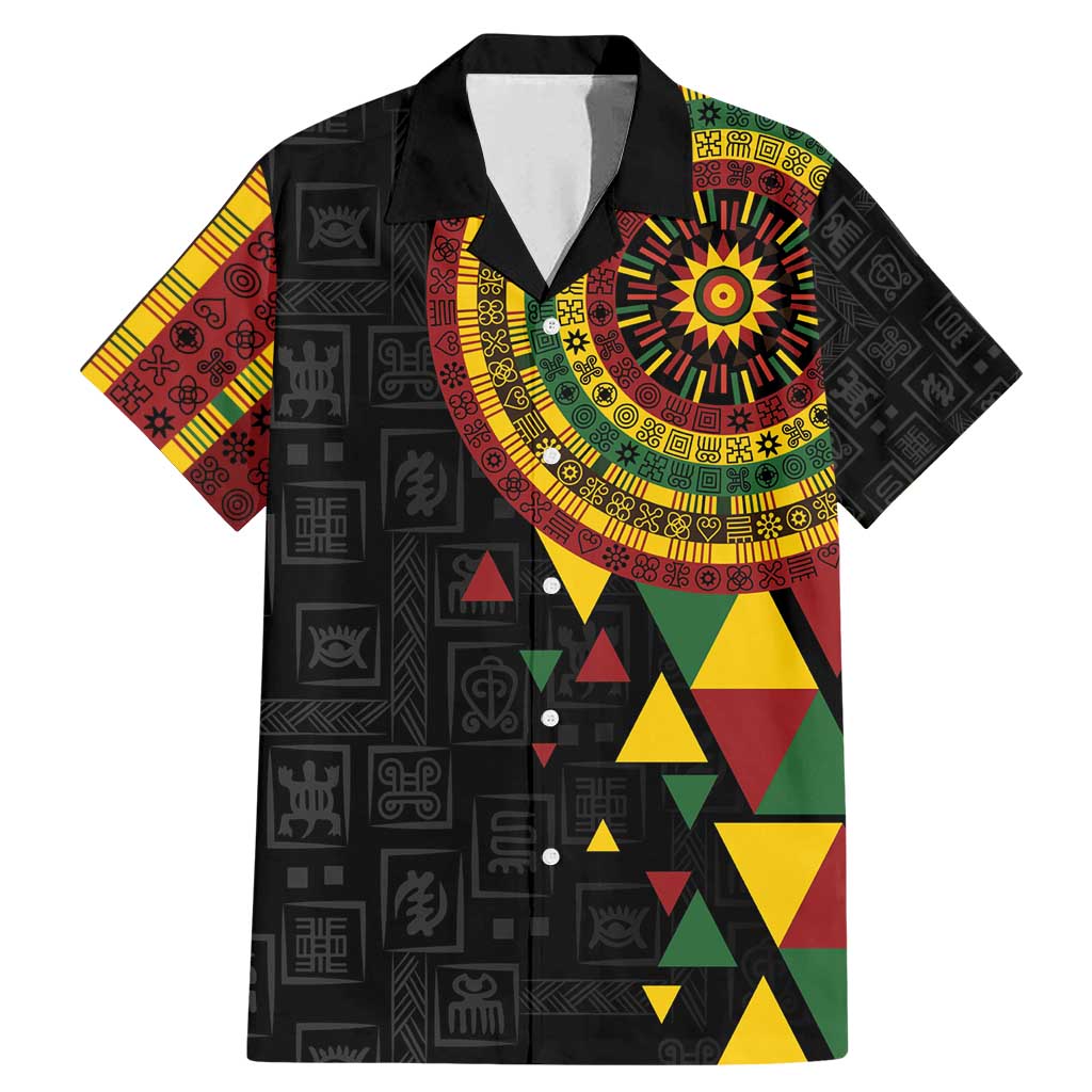 Personalized Adinkra Akan Culture Family Matching Mermaid Dress and Hawaiian Shirt Afrikan Colors