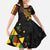 Personalized Adinkra Akan Culture Family Matching Summer Maxi Dress and Hawaiian Shirt Afrikan Colors