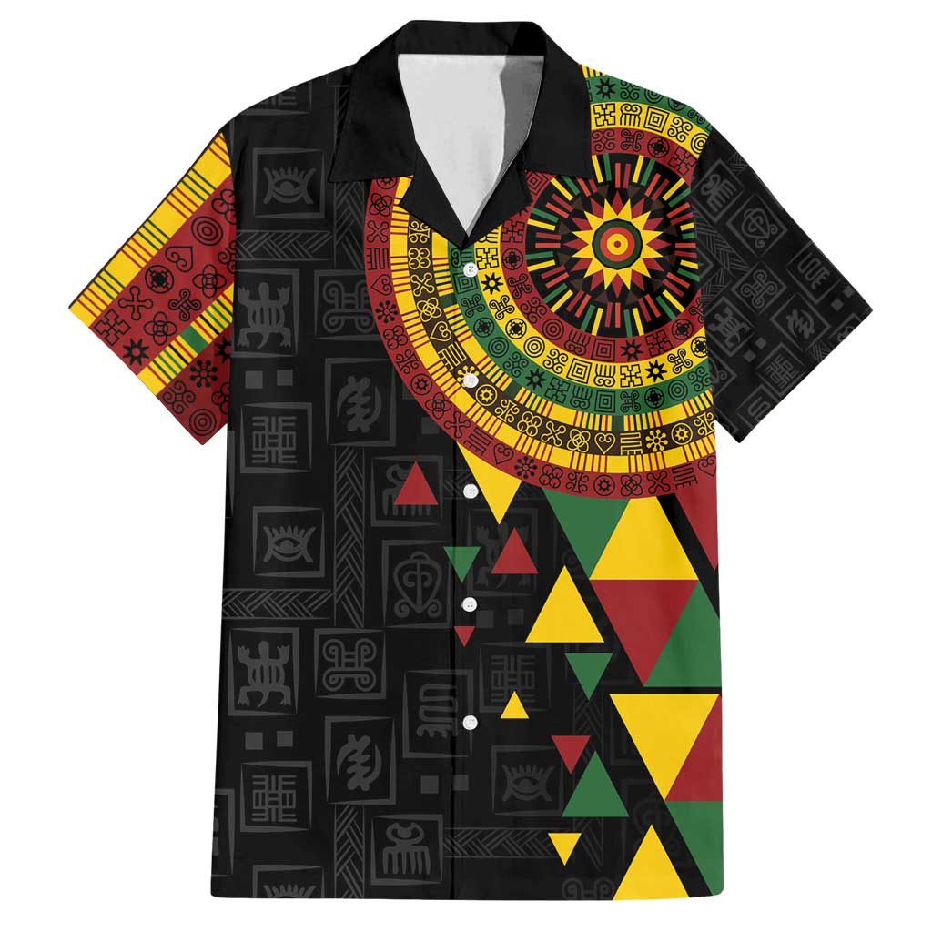 Personalized Adinkra Akan Culture Family Matching Tank Maxi Dress and Hawaiian Shirt Afrikan Colors