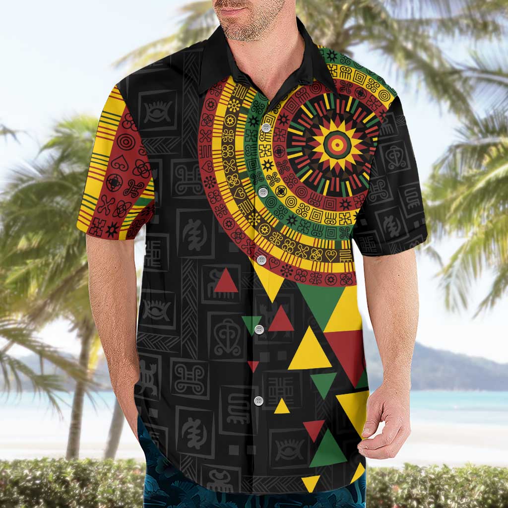 Personalized Adinkra Akan Culture Hawaiian Shirt Afrikan Colors
