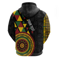 Personalized Adinkra Akan Culture Hoodie Afrikan Colors