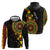 Personalized Adinkra Akan Culture Hoodie Afrikan Colors