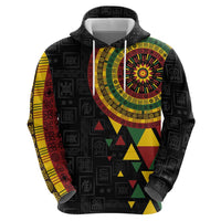 Personalized Adinkra Akan Culture Hoodie Afrikan Colors