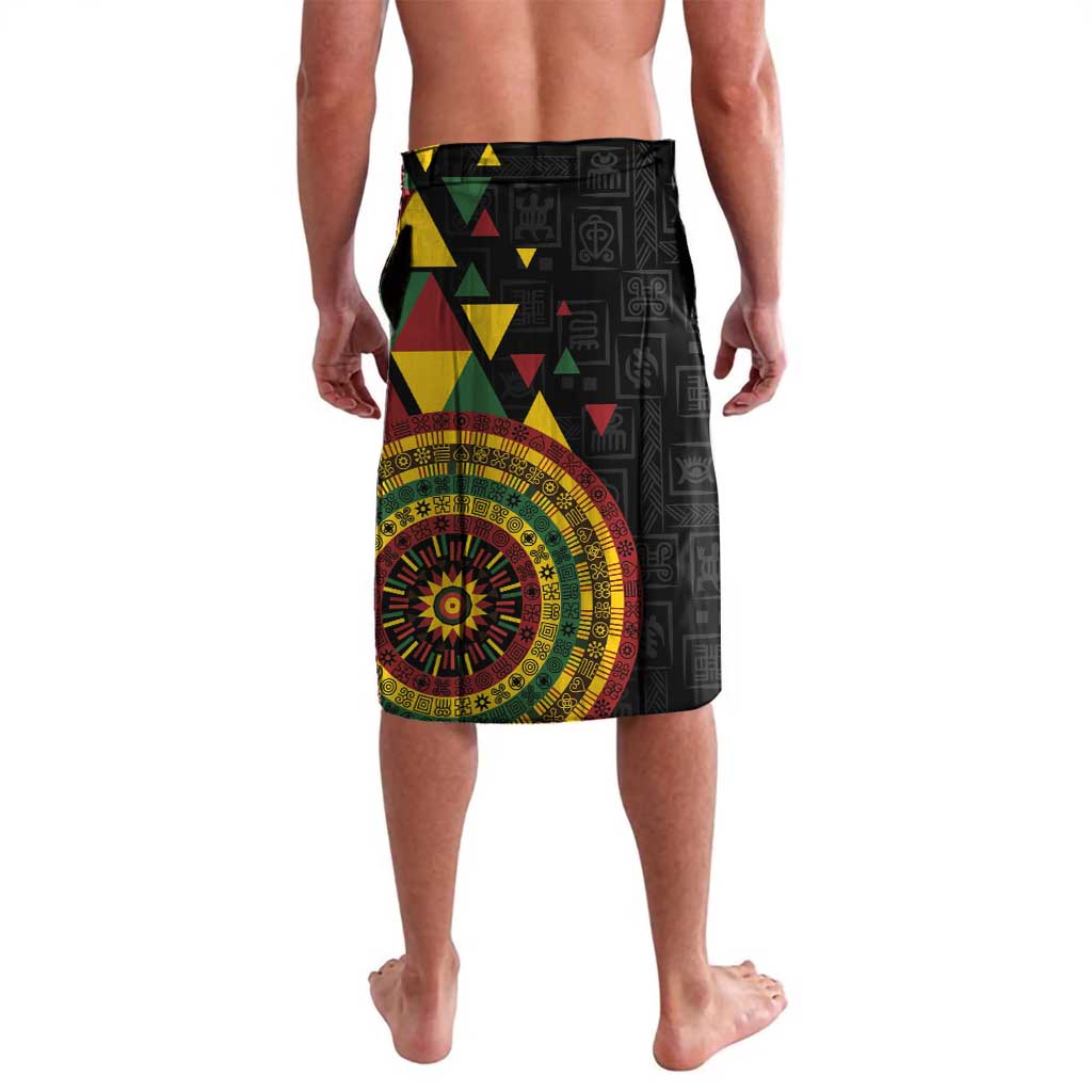 Personalized Adinkra Akan Culture Lavalava Afrikan Colors