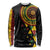Personalized Adinkra Akan Culture Long Sleeve Shirt Afrikan Colors