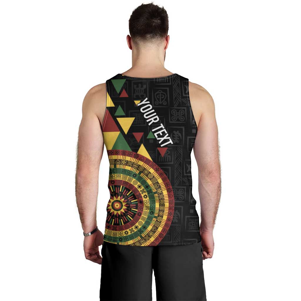 Personalized Adinkra Akan Culture Men Tank Top Afrikan Colors