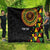 Personalized Adinkra Akan Culture Quilt Afrikan Colors