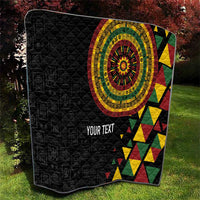 Personalized Adinkra Akan Culture Quilt Afrikan Colors
