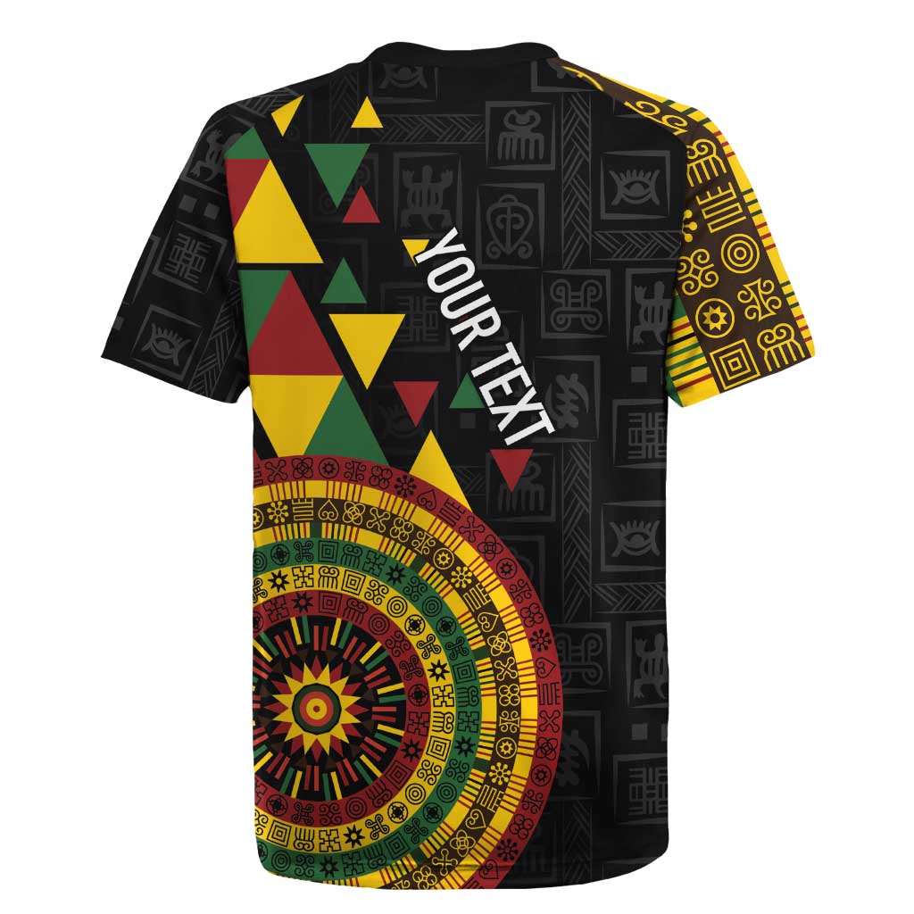 Personalized Adinkra Akan Culture Rugby Jersey Afrikan Colors