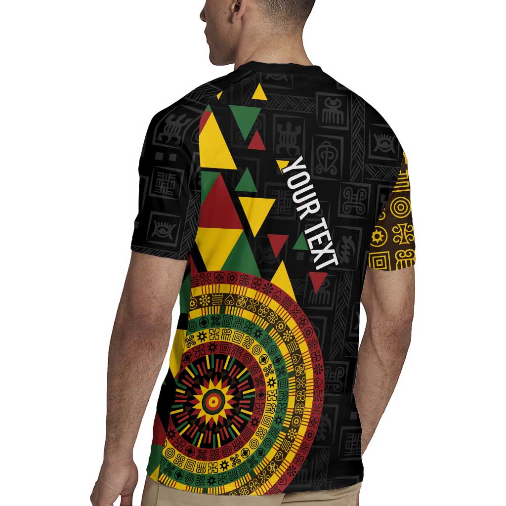 Personalized Adinkra Akan Culture Rugby Jersey Afrikan Colors