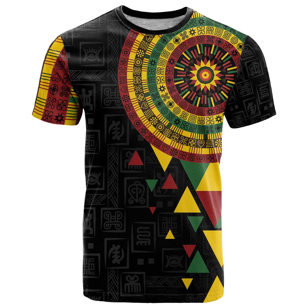 Personalized Adinkra Akan Culture T Shirt Afrikan Colors
