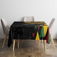 Personalized Adinkra Akan Culture Tablecloth Afrikan Colors