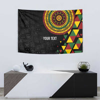 Personalized Adinkra Akan Culture Tapestry Afrikan Colors