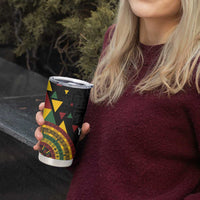 Personalized Adinkra Akan Culture Tumbler Cup Afrikan Colors