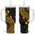 Personalized Adinkra Akan Culture Tumbler With Handle Afrikan Colors